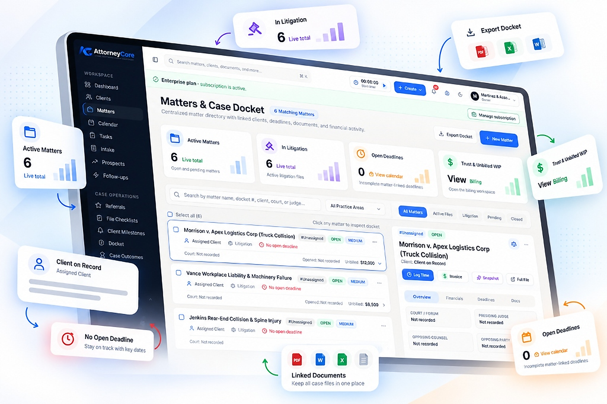 AttorneyCore screenshot